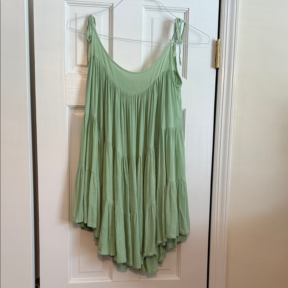Elan Green Mini Dress